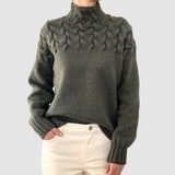 Štěpánka – Warmer Pullover mit Rollkragen