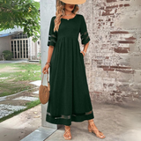 Helga | Kaschierendes Midi-Kleid