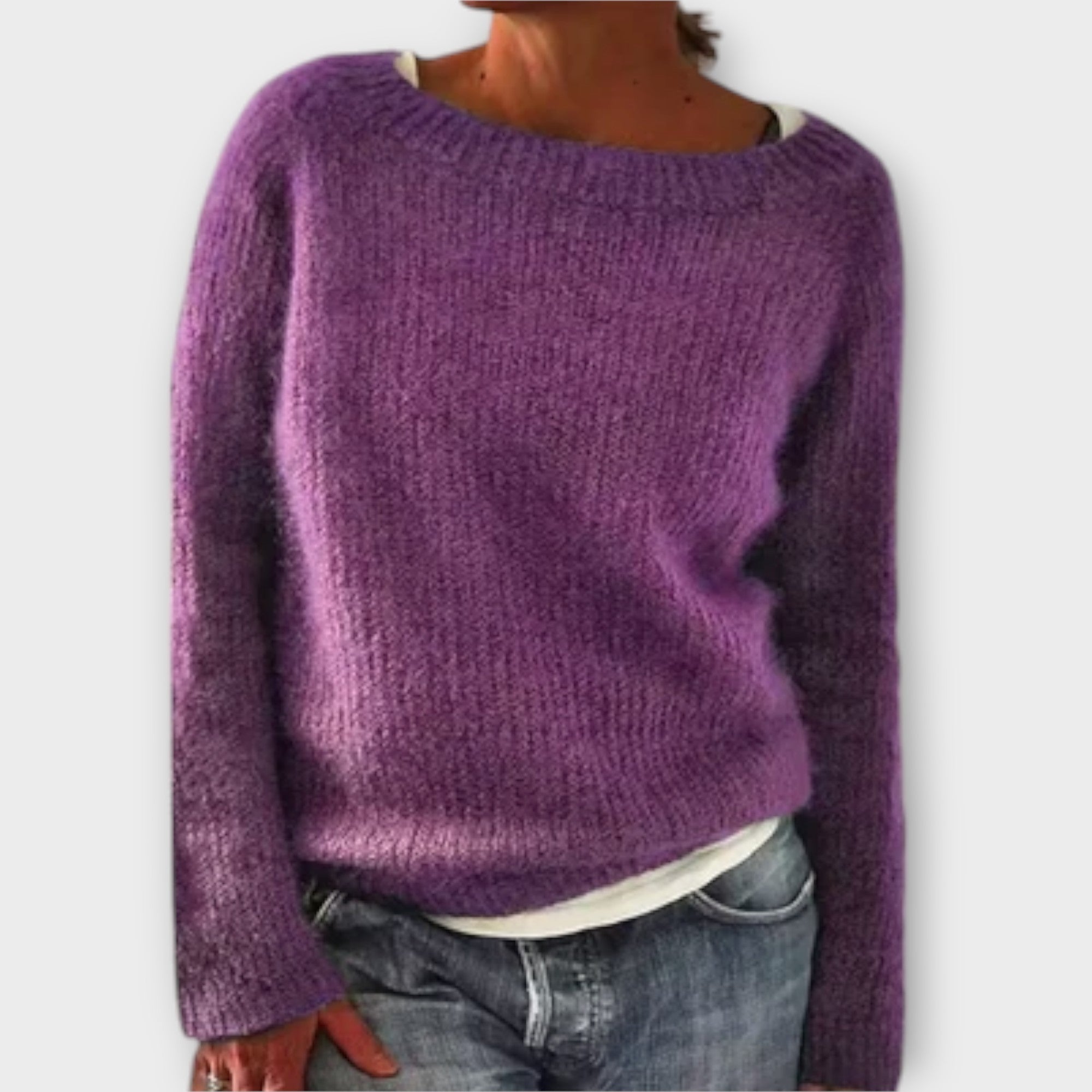 Regine – einheitlicher Strickpullover