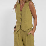 Martina | Set aus Weste und weiter Hose