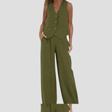 Martina | Set aus Weste und weiter Hose