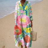 Michaela | Fließendes Sommerkleid mit Druck