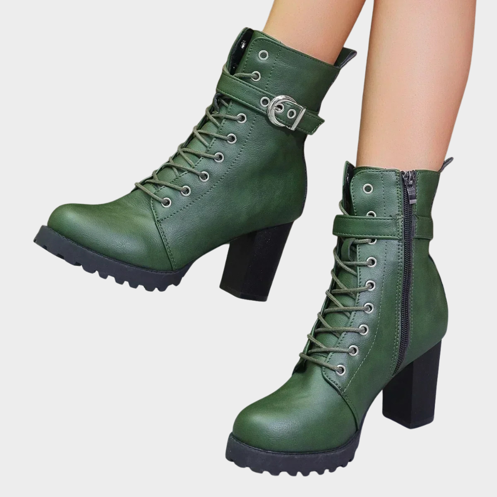 Regine | Stiefelette mit ausgestelltem Absatz