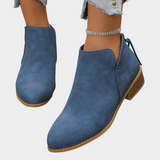 Agnes | Stiefelette mit niedrigem Absatz in Hellbraun