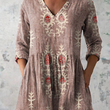 Frederike | Longbluse mit V-Ausschnitt in 6 Farben