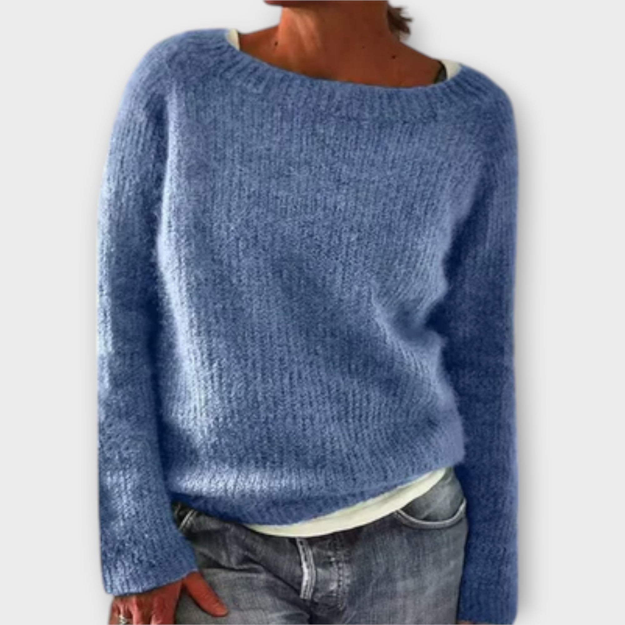 Regine – einheitlicher Strickpullover