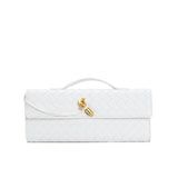 Geflochtene Damen Clutch aus Echtleder – Elegant & Vielseitig