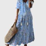 Marlene | Vintage Boho-Maxikleid