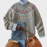 Eleanor - Nordic Erbe Geflochtener Pullover