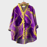 Wiebke | Sommerbluse mit Kaleidoskopmuster