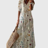 Marlene | Vintage Boho-Maxikleid