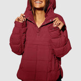 Anežka - Oversize-Bluse mit Kapuze