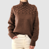 Štěpánka – Warmer Pullover mit Rollkragen