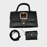 Luxuriöses veganes Leder Handtaschen- & Portemonnaie-Set