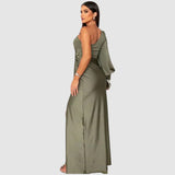 Roswitha | Elegantes Maxikleid mit One-Shoulder-Träger