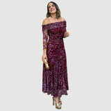 Heidi | Kleid mit schulterfreien Ärmeln