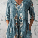 Frederike | Longbluse mit V-Ausschnitt in 6 Farben