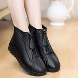 Traute | Rutschfeste Stiefelette in Rot