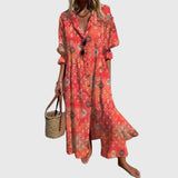 Renate | Elegantes Maxikleid im Boho-Stil