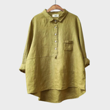 Gabriele | Sommerbluse mit Tuschemuster