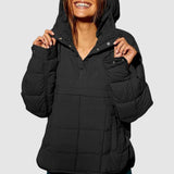 Anežka - Oversize-Bluse mit Kapuze