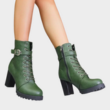 Regine | Stiefelette mit ausgestelltem Absatz