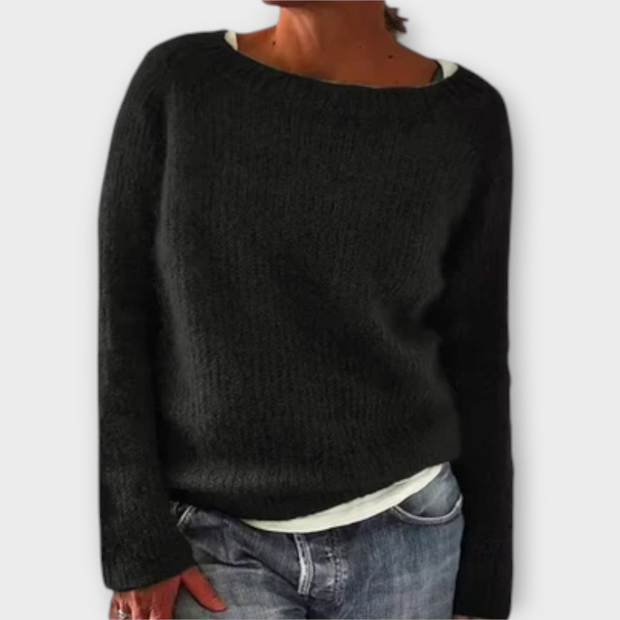Regine – einheitlicher Strickpullover