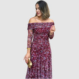 Heidi | Kleid mit schulterfreien Ärmeln