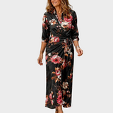 Gudrun | Bedrucktes Maxi-Kleid
