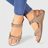 Waltraud | Bequeme flache Sandalen