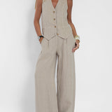 Martina | Set aus Weste und weiter Hose