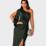 Simone | Elegantes Kleid mit feiner Struktur
