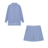 Jutta | Leichtes Set aus Hemd und Shorts