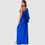 Roswitha | Elegantes Maxikleid mit One-Shoulder-Träger