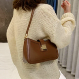 Damen Schultertasche Schwarz – Elegant & mit Reißverschluss