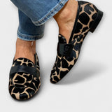 Marlene | Mokassin mit Leopardenmuster