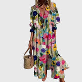 Renate | Elegantes Maxikleid im Boho-Stil