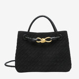 Elegante Vegane Lederhandtasche – Alltagstasche mit Verstellbarem Riemen & Großem Stauraum