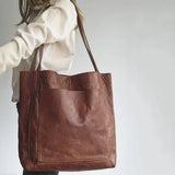 Luxuriöse vegane Lederhandtasche – Geräumige & stilvolle Tasche