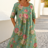 Heike | Entspanntes Midi-Kleid