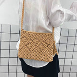 Boho Schultertasche Damen – Handgewebt, Sommerlich & Verstellbar