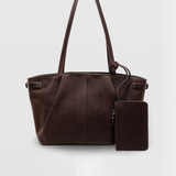 Handtasche Damen – Große Schultertasche mit Reißverschluss