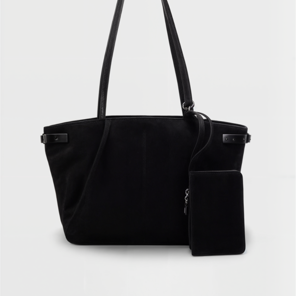 Handtasche Damen – Große Schultertasche mit Reißverschluss