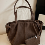Handtasche Damen – Große Schultertasche mit Reißverschluss