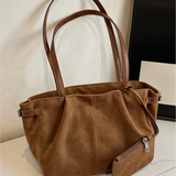 Handtasche Damen – Große Schultertasche mit Reißverschluss