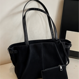 Handtasche Damen – Große Schultertasche mit Reißverschluss