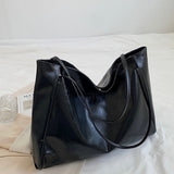Patricia | Glänzende Lederhandtasche
