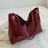 Patricia | Glänzende Lederhandtasche