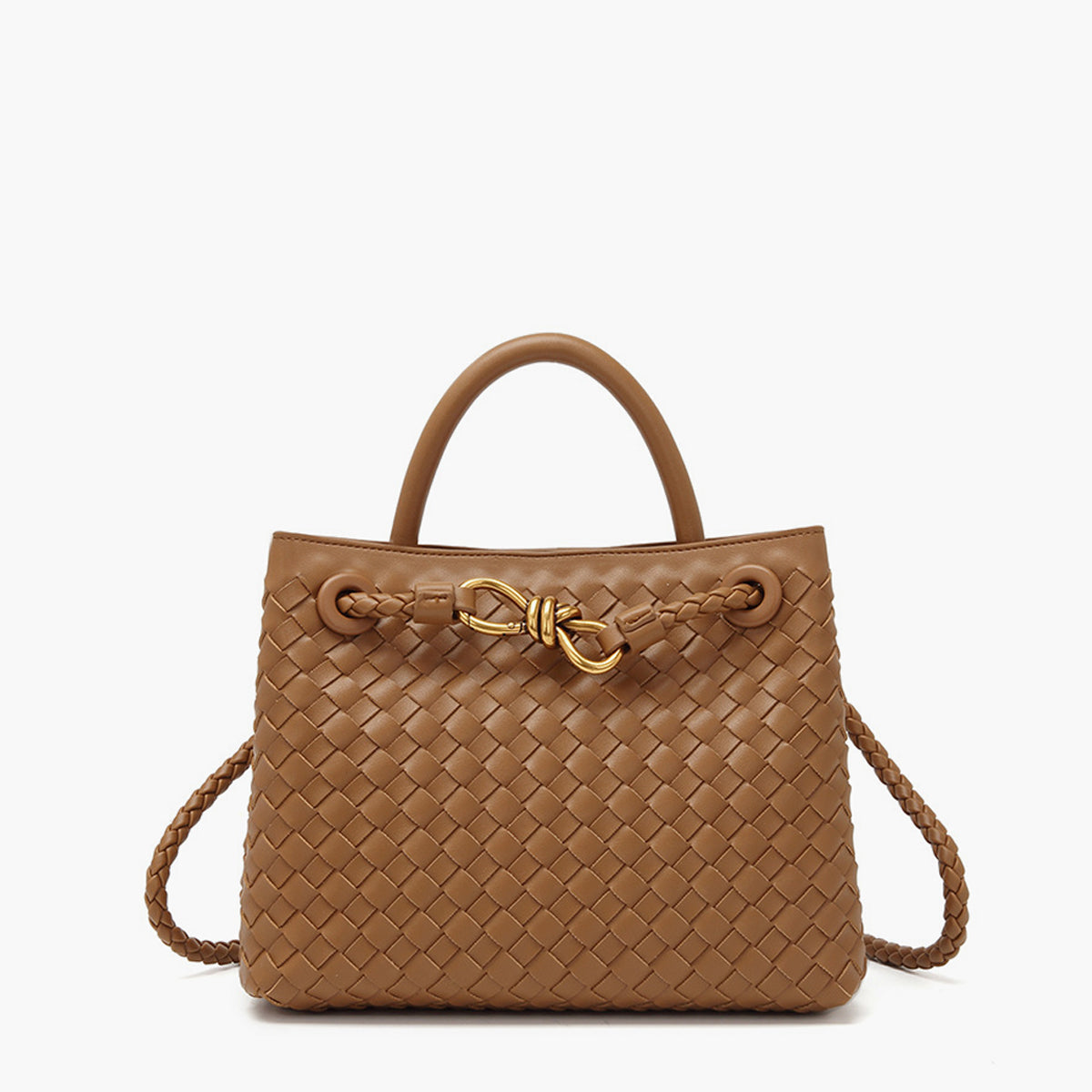 Damen Handtasche – Elegante Tasche mit Drehverschluss & Schulterriemen