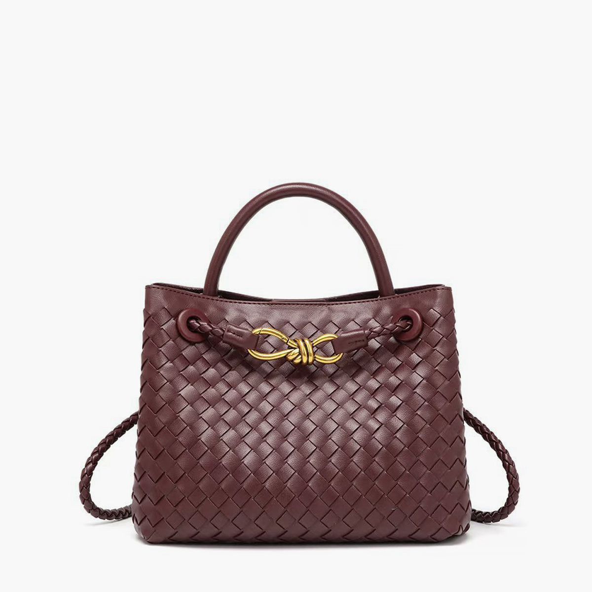 Damen Handtasche – Elegante Tasche mit Drehverschluss & Schulterriemen